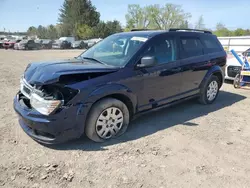 Salvage cars for sale from Copart Finksburg, MD: 2018 Dodge Journey SE