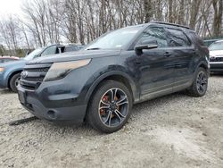 Salvage cars for sale at Candia, NH auction: 2015 Ford Explorer Sport