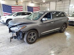 Salvage cars for sale from Copart Columbia, MO: 2017 Infiniti QX60