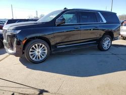 Cadillac Escalade Vehiculos salvage en venta: 2023 Cadillac Escalade ESV Premium Luxury