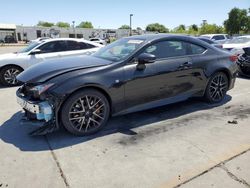 Salvage cars for sale at Sacramento, CA auction: 2018 Lexus RC 350