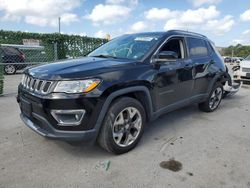 Jeep Compass salvage cars for sale: 2018 Jeep Compass Limited