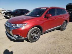 Salvage cars for sale at Amarillo, TX auction: 2018 Mitsubishi Outlander SE