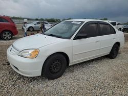 Honda Civic LX salvage cars for sale: 2003 Honda Civic LX