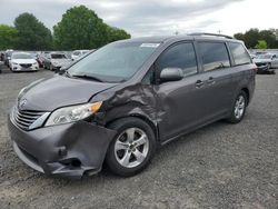Salvage cars for sale at Mocksville, NC auction: 2015 Toyota Sienna LE