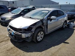 Salvage cars for sale from Copart Vallejo, CA: 2014 Honda Civic LX