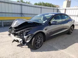 Salvage cars for sale from Copart New Orleans, LA: 2023 Tesla Model 3