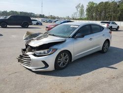 Vehiculos salvage en venta de Copart Dunn, NC: 2018 Hyundai Elantra SEL