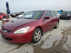 Honda Accord EX salvage cars for sale: 2003 Honda Accord EX