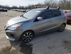 Salvage cars for sale from Copart Ellwood City, PA: 2022 Mitsubishi Mirage SE