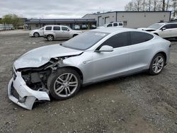 Salvage Cars with No Bids Yet For Sale at auction: 2015 Tesla Model S 85D