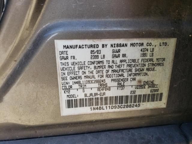 2003 Nissan Altima SE