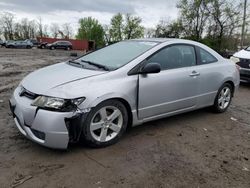 Honda Civic ex salvage cars for sale: 2006 Honda Civic EX