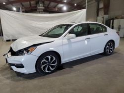 Salvage cars for sale at North Billerica, MA auction: 2016 Honda Accord EXL
