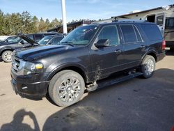 Salvage cars for sale at Eldridge, IA auction: 2013 Ford Expedition Limited