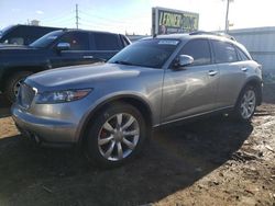 Salvage cars for sale at Chicago Heights, IL auction: 2005 Infiniti FX35