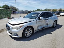 Vehiculos salvage en venta de Copart Orlando, FL: 2014 Infiniti Q50 Base