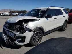 Salvage cars for sale at Las Vegas, NV auction: 2016 Ford Explorer Sport