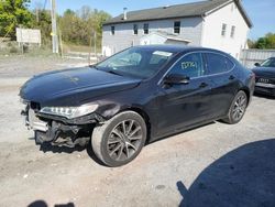 Salvage cars for sale at York Haven, PA auction: 2015 Acura TLX Tech