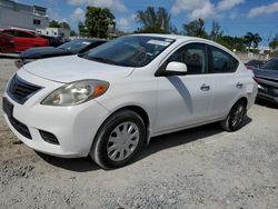 Salvage cars for sale from Copart Opa Locka, FL: 2013 Nissan Versa S