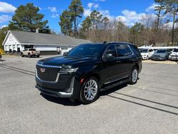 Salvage cars for sale at North Billerica, MA auction: 2021 Cadillac Escalade Premium Luxury