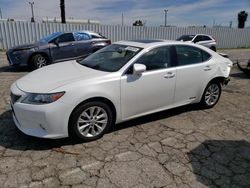 Salvage cars for sale from Copart Van Nuys, CA: 2014 Lexus ES 300H