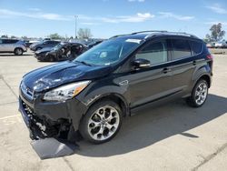 Salvage cars for sale at Sacramento, CA auction: 2016 Ford Escape Titanium