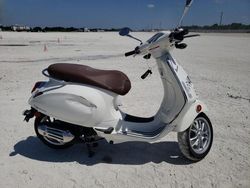 Salvage motorcycles for sale at Arcadia, FL auction: 2023 Vespa PRIMAVERA/SPRINT 50