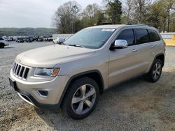 Salvage cars for sale at Concord, NC auction: 2014 Jeep Grand Cherokee Limited