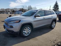 Salvage cars for sale at Ham Lake, MN auction: 2017 Jeep Cherokee Limited