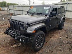 Salvage cars for sale at Hillsborough, NJ auction: 2021 Jeep Wrangler Unlimited Sport