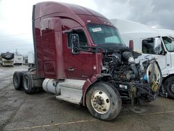 Salvage trucks for sale at Woodhaven, MI auction: 2020 Kenworth Construction T680