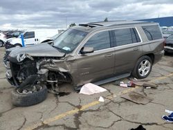 Salvage cars for sale at Woodhaven, MI auction: 2015 Chevrolet Tahoe K1500 LT