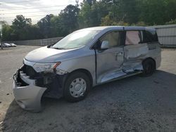 Salvage cars for sale from Copart Savannah, GA: 2012 Nissan Quest S