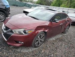 Nissan salvage cars for sale: 2016 Nissan Maxima 3.5S