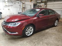 Salvage cars for sale at auction: 2016 Chrysler 200 Limited