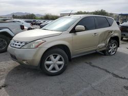 Nissan Murano SL salvage cars for sale: 2005 Nissan Murano SL