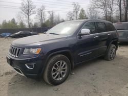 Salvage cars for sale from Copart Waldorf, MD: 2016 Jeep Grand Cherokee Limited