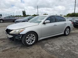 Salvage cars for sale from Copart Miami, FL: 2012 Hyundai Genesis 3.8L