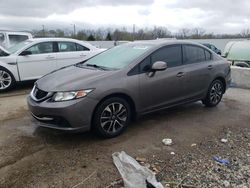 Salvage cars for sale at Louisville, KY auction: 2013 Honda Civic EX
