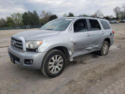Salvage cars for sale from Copart Madisonville, TN: 2016 Toyota Sequoia Platinum