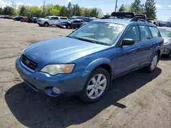 Salvage cars for sale at Denver, CO auction: 2007 Subaru Outback Outback 2.5I