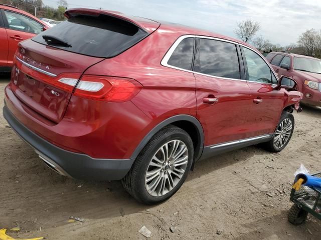 2016 Lincoln MKX Reserve