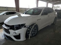 Salvage cars for sale at Homestead, FL auction: 2020 Maserati Levante S