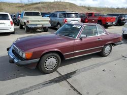 Salvage cars for sale at Littleton, CO auction: 1986 Mercedes-Benz 560 SL