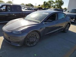 Salvage cars for sale at Sacramento, CA auction: 2021 Tesla Model 3