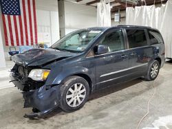 Salvage cars for sale at Leroy, NY auction: 2014 Chrysler Town & Country Touring