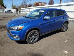 Salvage cars for sale from Copart New Britain, CT: 2016 Mitsubishi Outlander Sport ES
