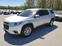 Salvage cars for sale at Glassboro, NJ auction: 2018 Chevrolet Traverse LT