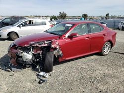 Salvage cars for sale at Antelope, CA auction: 2011 Lexus IS 250